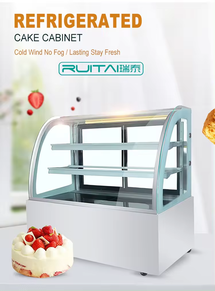 Commercial cake cabinet, showing the beauty of cake art, let each one shine